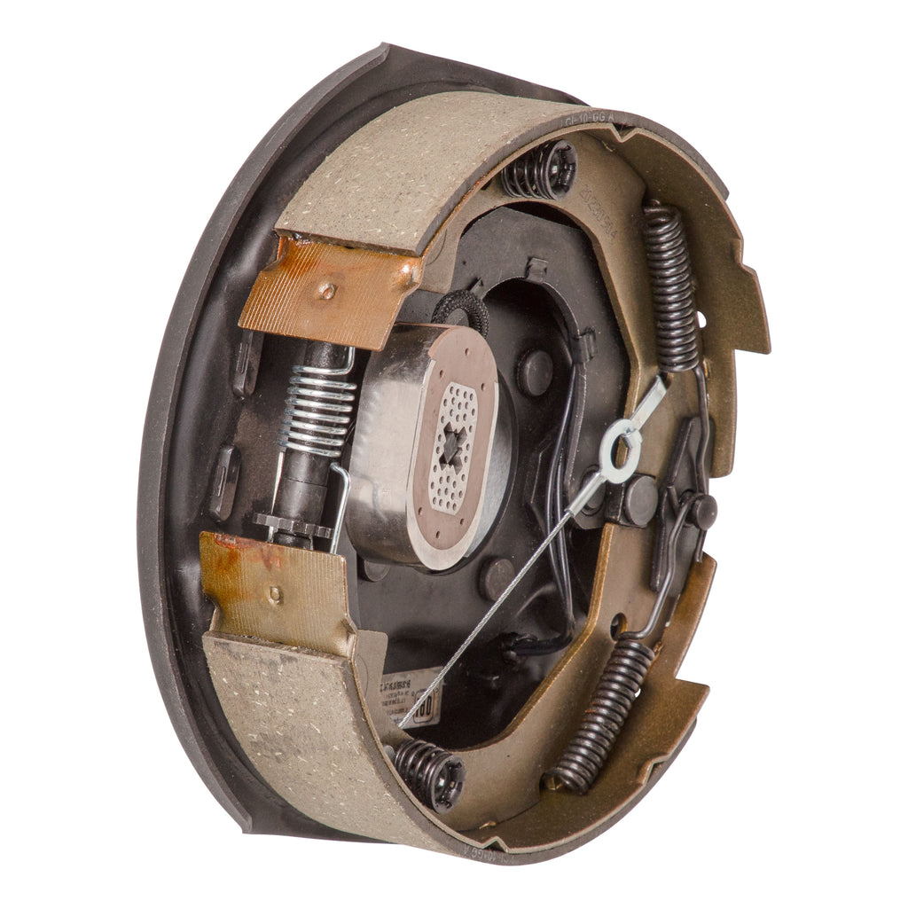 CURT 2024028246 Forward Self-Adjusting Trailer Brake Assembly, 10" x 2-1/4", 4 Bolt, Left Side
