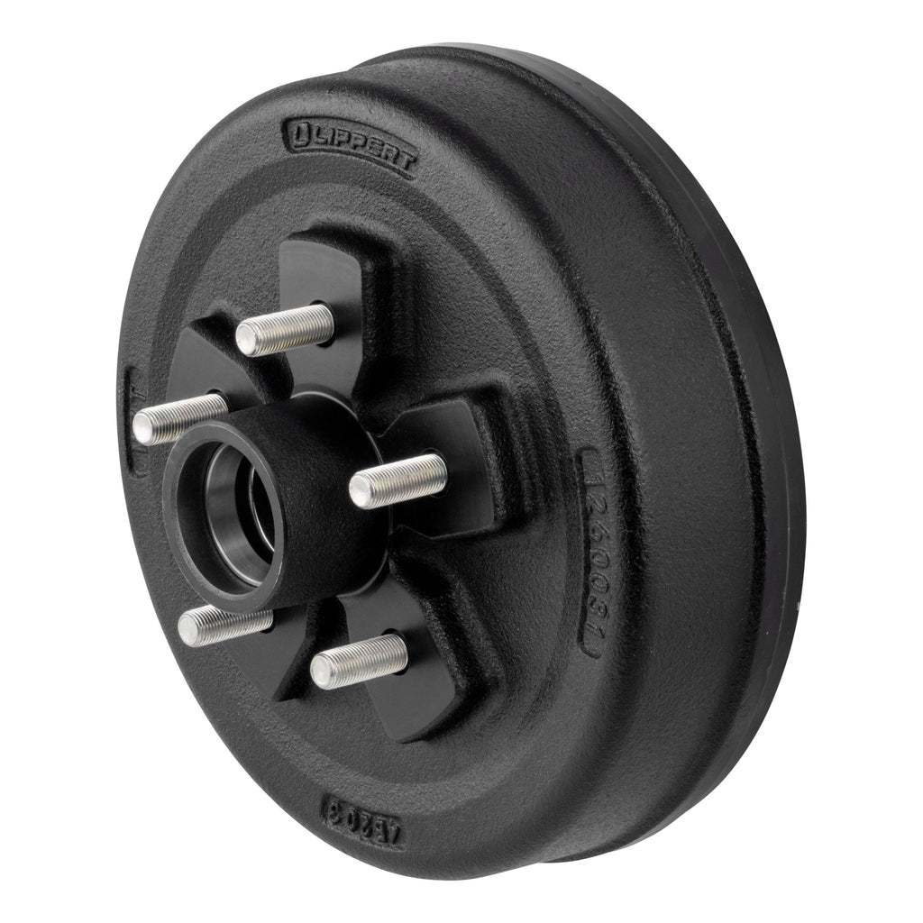 CURT 2024029077 10" Brake Hub with Races & Wheel Studs, 3,500-lb. Axles, 5 on 4-1/2" Pattern