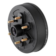 Load image into Gallery viewer, CURT 2024029078 10" Brake Hub with Races &amp; Wheel Studs, 4,400-lb. Axles, 6 on 5-1/2" Pattern