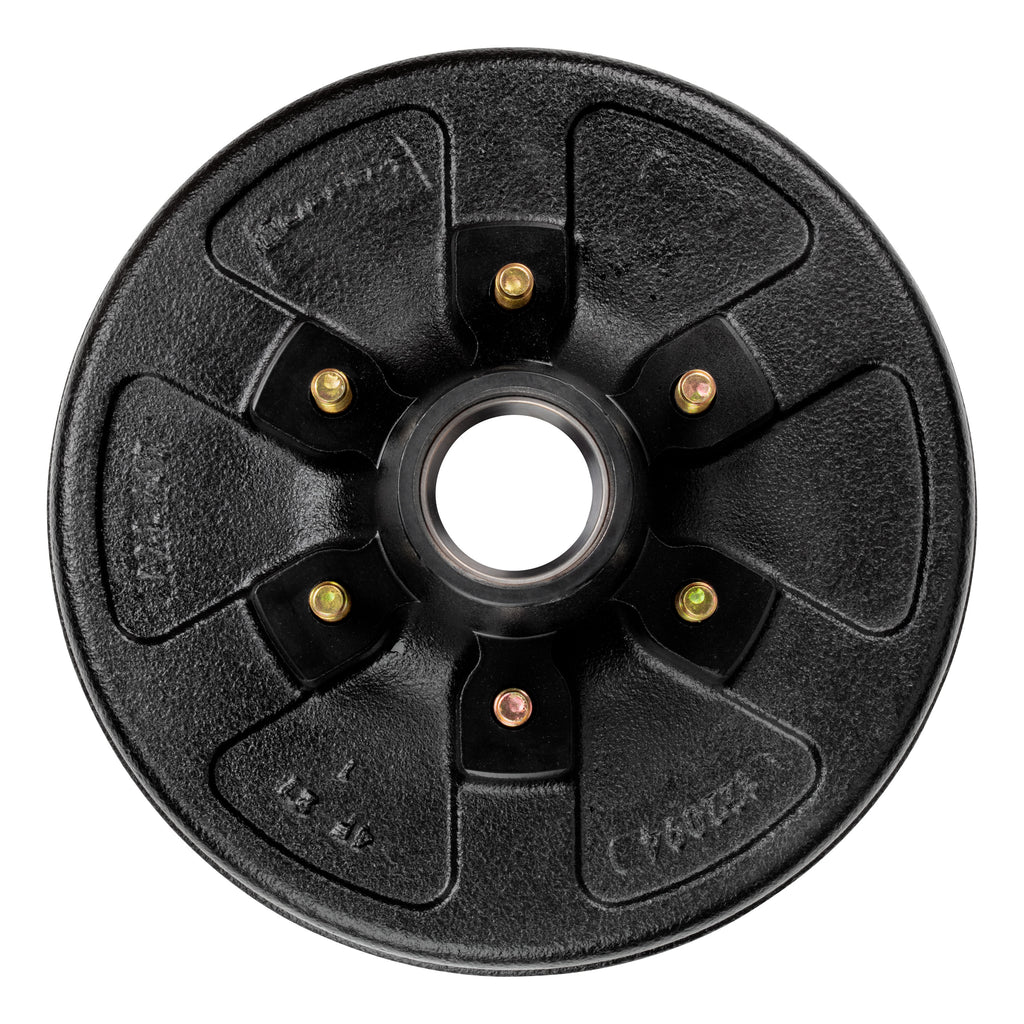 CURT 2024029080 12" Brake Hub with Races & Wheel Studs, 6,000-lb. Axles, 6 on 5-1/2" Pattern