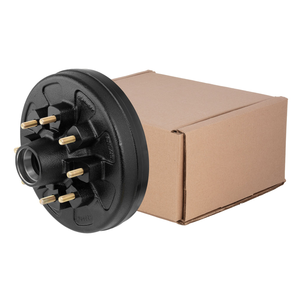 CURT 2024029081 12" Brake Hub with Races & Wheel Studs, 7,000-lb. Axles, 8 on 6-1/2" Pattern