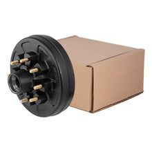 Load image into Gallery viewer, CURT 2024029081 12" Brake Hub with Races &amp; Wheel Studs, 7,000-lb. Axles, 8 on 6-1/2" Pattern