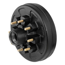 Load image into Gallery viewer, CURT 2024029081 12" Brake Hub with Races &amp; Wheel Studs, 7,000-lb. Axles, 8 on 6-1/2" Pattern
