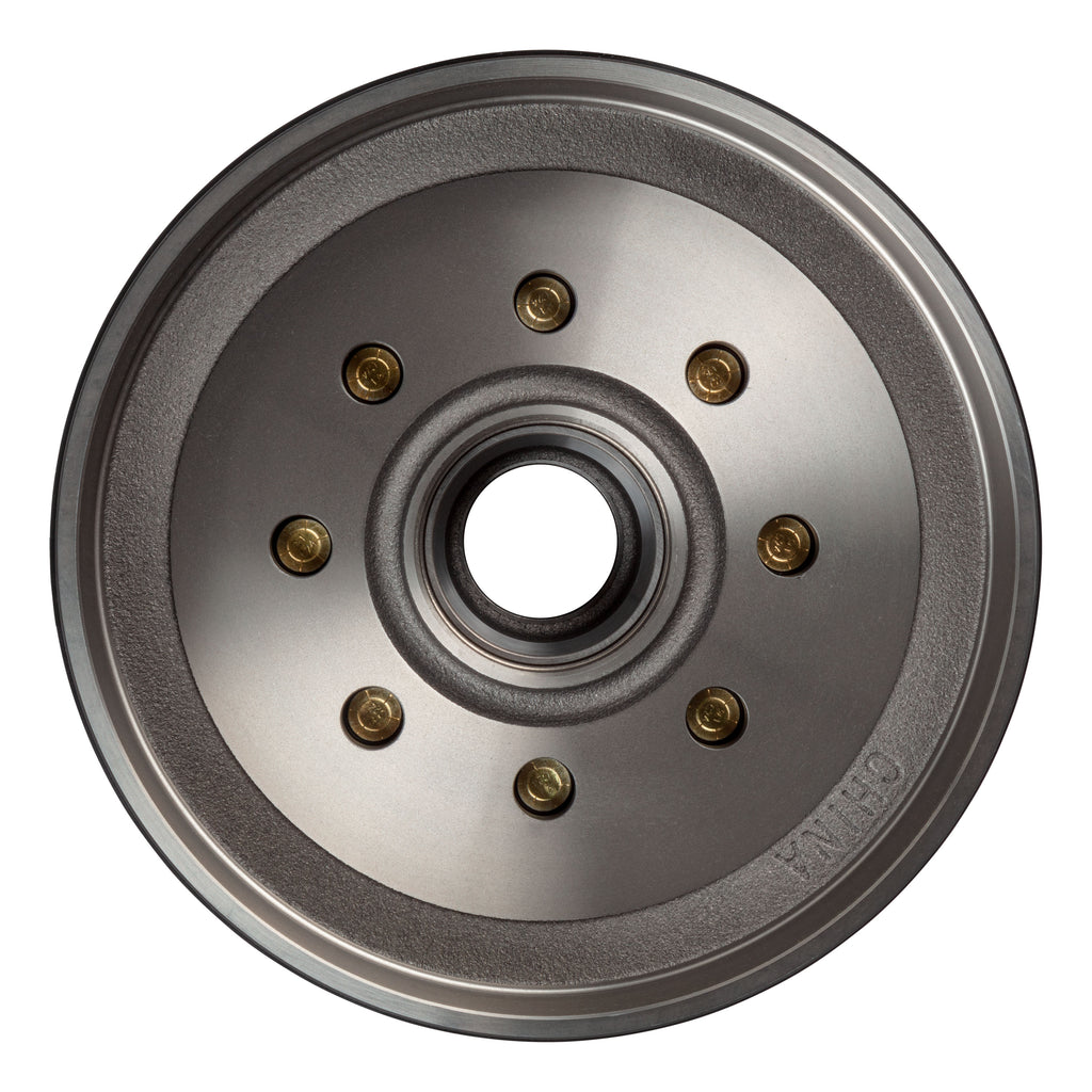 CURT 2024029081 12" Brake Hub with Races & Wheel Studs, 7,000-lb. Axles, 8 on 6-1/2" Pattern