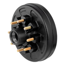 Load image into Gallery viewer, CURT 2024029082 12" Brake Hub with Races &amp; Wheel Studs, 7,000-lb. Axles, 8 on 6-1/2" Pattern