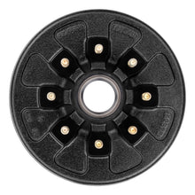 Load image into Gallery viewer, CURT 2024029082 12" Brake Hub with Races &amp; Wheel Studs, 7,000-lb. Axles, 8 on 6-1/2" Pattern