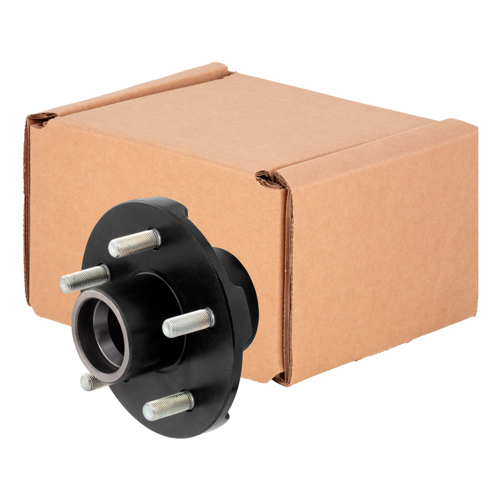 CURT 2024029104 Idler Hub with Races & Wheel Studs, 3,500-lb. Axles, 5 on 4-1/2" Bolt Pattern