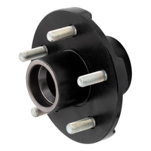 Load image into Gallery viewer, CURT 2024029104 Idler Hub with Races &amp; Wheel Studs, 3,500-lb. Axles, 5 on 4-1/2" Bolt Pattern