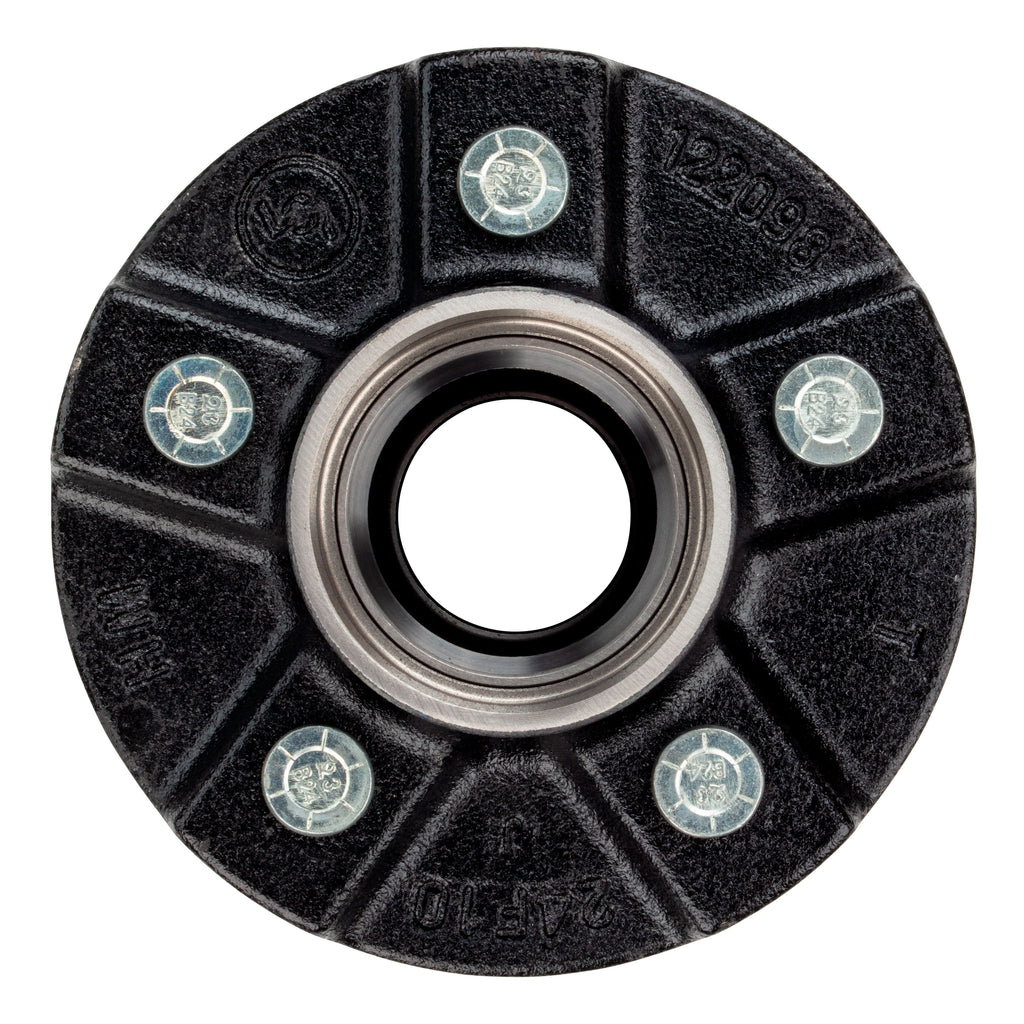 CURT 2024029104 Idler Hub with Races & Wheel Studs, 3,500-lb. Axles, 5 on 4-1/2" Bolt Pattern