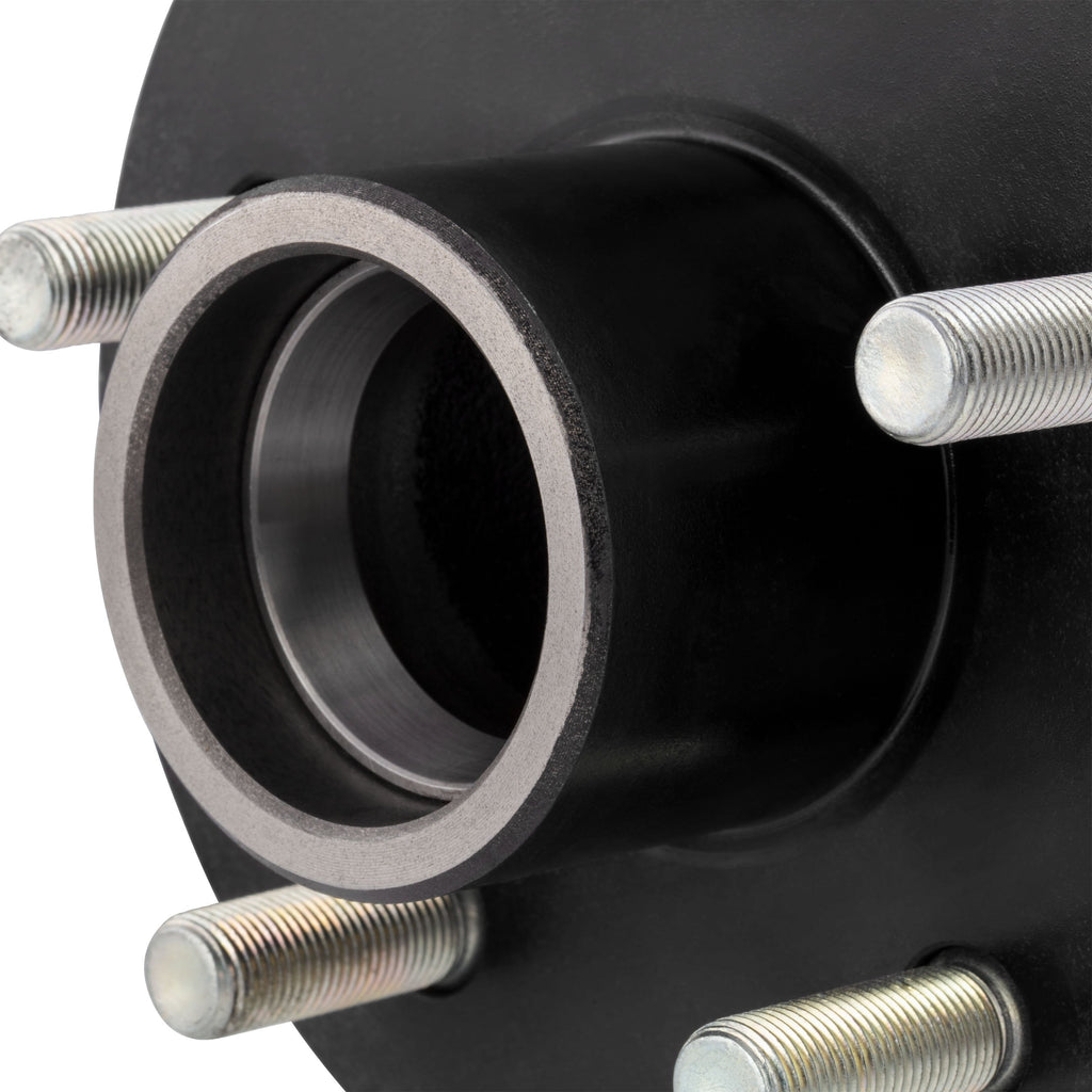 CURT 2024029104 Idler Hub with Races & Wheel Studs, 3,500-lb. Axles, 5 on 4-1/2" Bolt Pattern