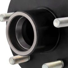 Load image into Gallery viewer, CURT 2024029104 Idler Hub with Races &amp; Wheel Studs, 3,500-lb. Axles, 5 on 4-1/2" Bolt Pattern
