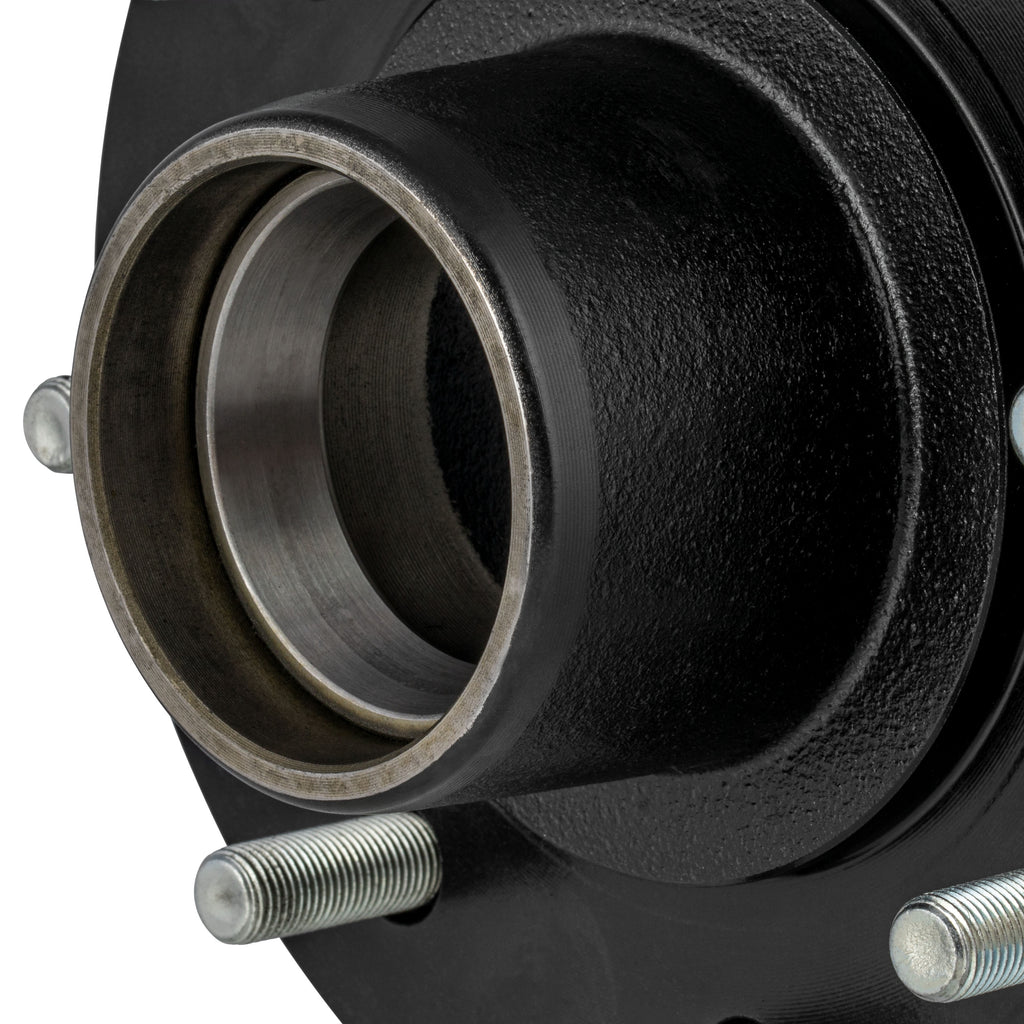 CURT 2024029107 Idler Hub with Races & Wheel Studs, 7,000-lb. Axles, 8 on 6-1/2" Bolt Pattern
