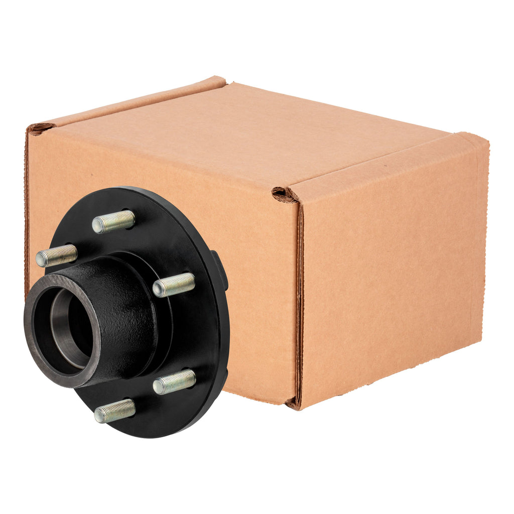 CURT 2024029108 Idler Hub with Races & Wheel Studs, 6,000-lb. Axles, 6 on 5-1/2" Bolt Pattern