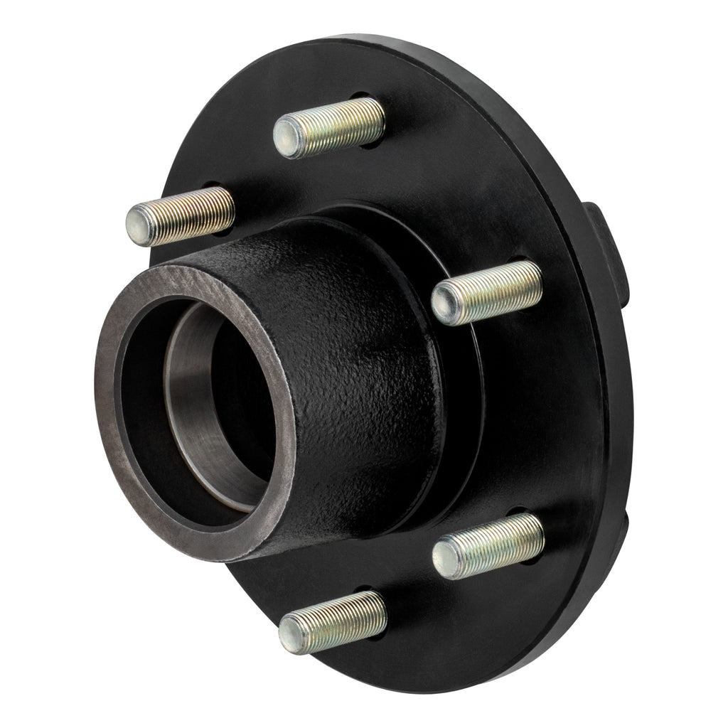CURT 2024029108 Idler Hub with Races & Wheel Studs, 6,000-lb. Axles, 6 on 5-1/2" Bolt Pattern