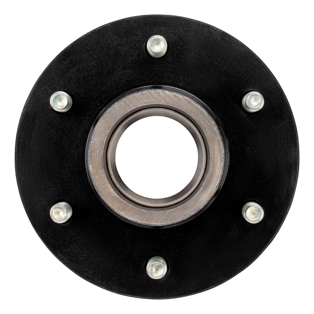CURT 2024029108 Idler Hub with Races & Wheel Studs, 6,000-lb. Axles, 6 on 5-1/2" Bolt Pattern
