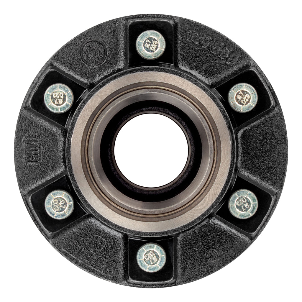 CURT 2024029108 Idler Hub with Races & Wheel Studs, 6,000-lb. Axles, 6 on 5-1/2" Bolt Pattern