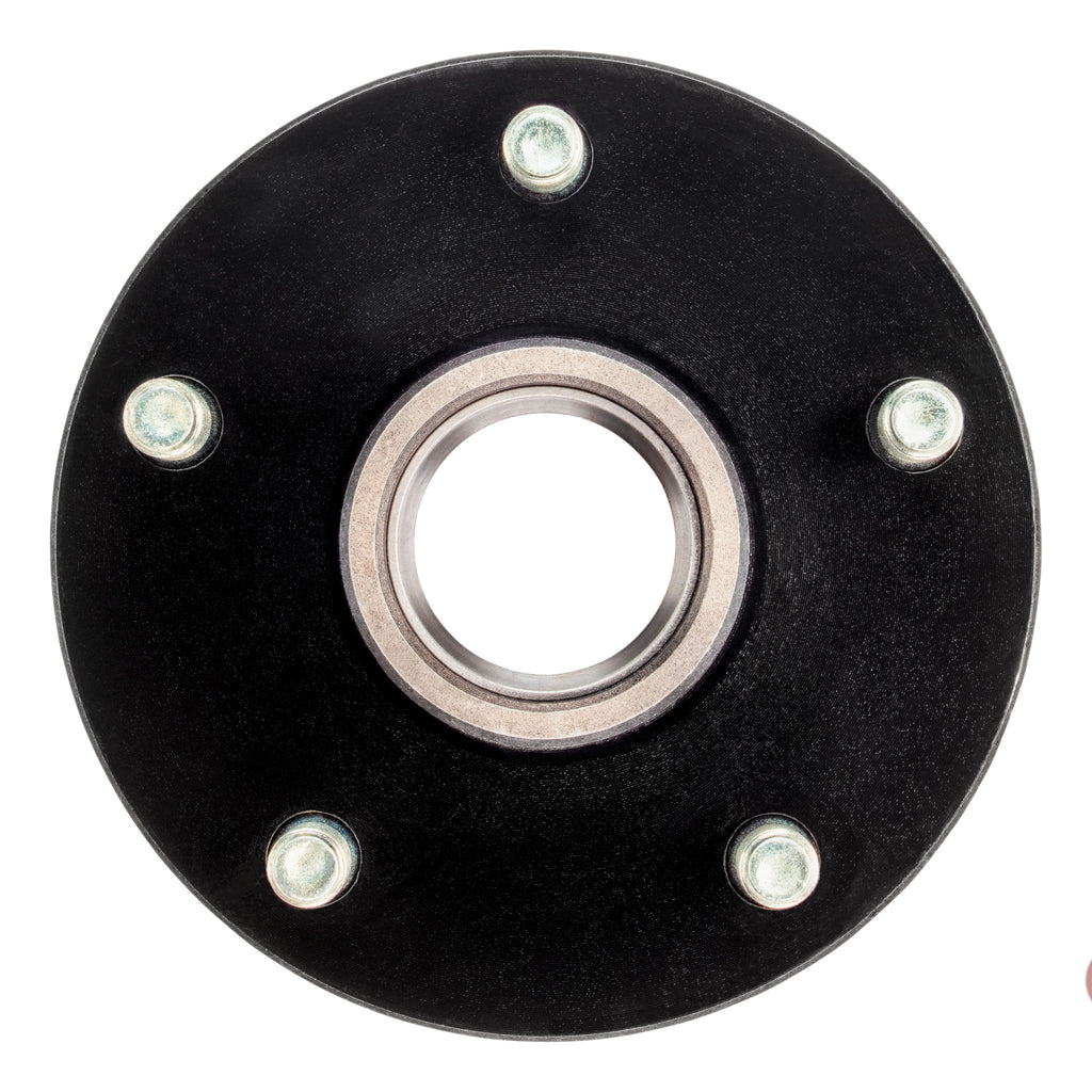 CURT 2024029109 Idler Hub with Races & Wheel Studs, 3,500-lb. Axles, 5 on 5" Bolt Pattern, 1/2"
