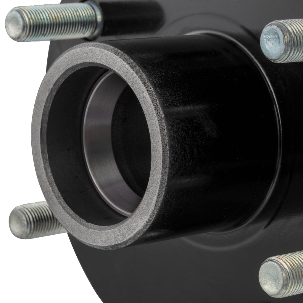 CURT 2024029110 Idler Hub with Races & Wheel Studs, 4,400-lb. Axles, 6 on 5-1/2" Bolt Pattern