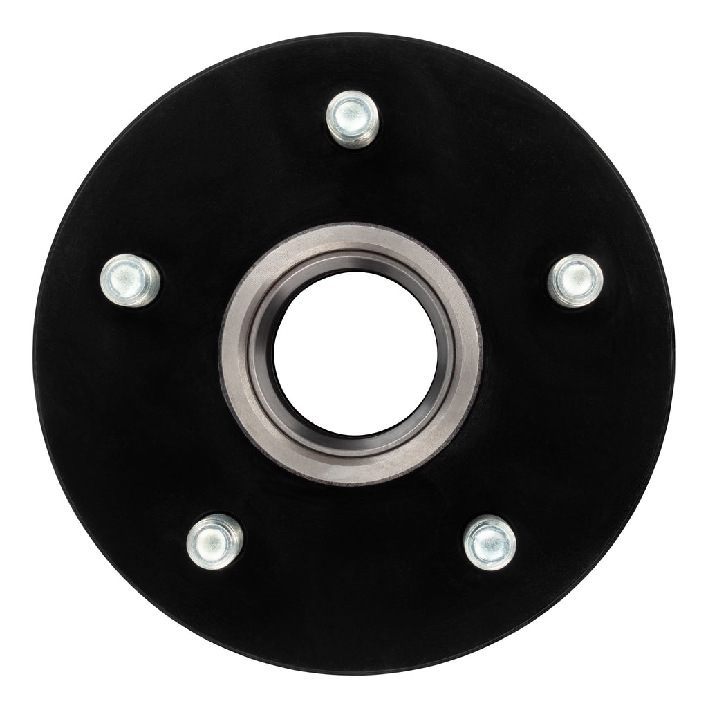 CURT 2024029111 Idler Hub with Races & Wheel Studs, 2,200-lb. Axles, 5 on 4-1/2" Bolt Pattern