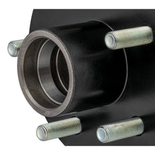 Load image into Gallery viewer, CURT 2024029111 Idler Hub with Races &amp; Wheel Studs, 2,200-lb. Axles, 5 on 4-1/2" Bolt Pattern