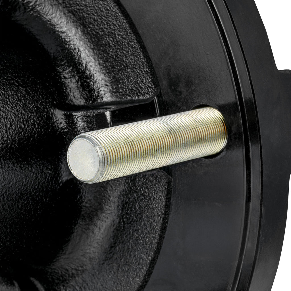 CURT 2024029115 Standard Threaded Idler Hub Assembly w/ Races & Wheel Studs, 16,000-lb. Axles