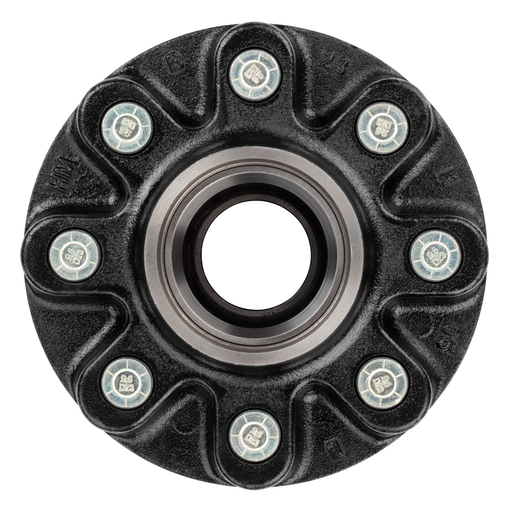 CURT 2024029117 Standard Threaded Idler Hub Assembly w/ Races & Wheel Studs, 8,000-lb. Axles