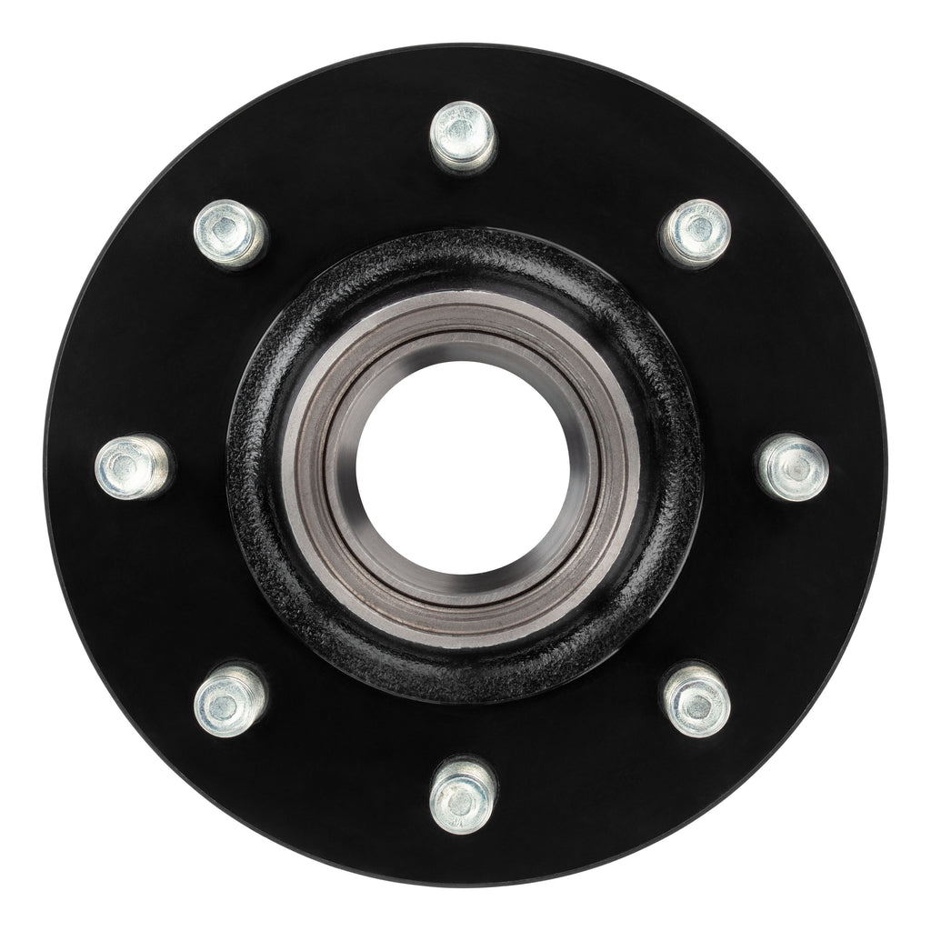 CURT 2024029118 Standard Threaded Idler Hub Assembly w/ Races & Wheel Studs, 8,000-lb. Axles
