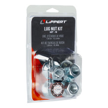 Load image into Gallery viewer, CURT 2024039634 Trailer Axle Hex Flange Lug Nut, 5/8"-18 Thread Size, 8 Pack