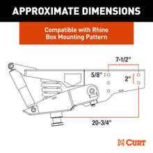 Load image into Gallery viewer, CURT 2024044570 Helux Coil-Spring 5th Wheel Pin Box, 4,850 lbs. Pin Weight, 24,000 lbs. Capacity