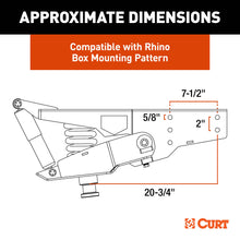 Load image into Gallery viewer, CURT 2024044571 Helux Coil-Spring 5th Wheel Pin Box, 5,400 lbs. Pin Weight, 24,000 lbs. Capacity