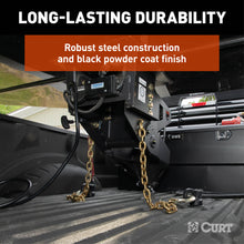 Load image into Gallery viewer, CURT 2024044579 Helux Coil-Spring Gooseneck Pin Box, 5,000 lbs. Pin Weight, 20,000 lbs. Capacity