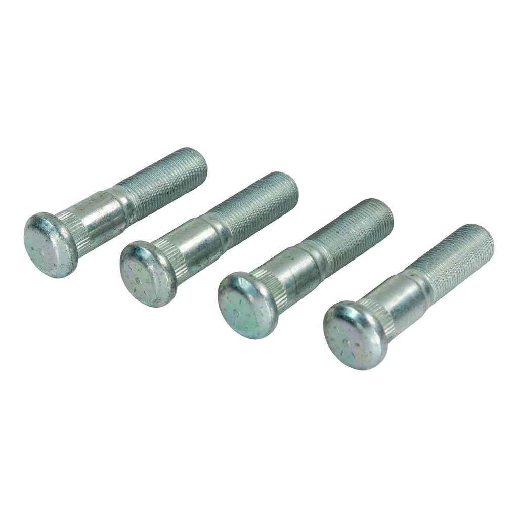 CURT 2024055283 Axle Wheel Stud, 0.689" Knurl, 5/8"-18 Thread, 2-3/4" Shoulder Length, 4 Pack