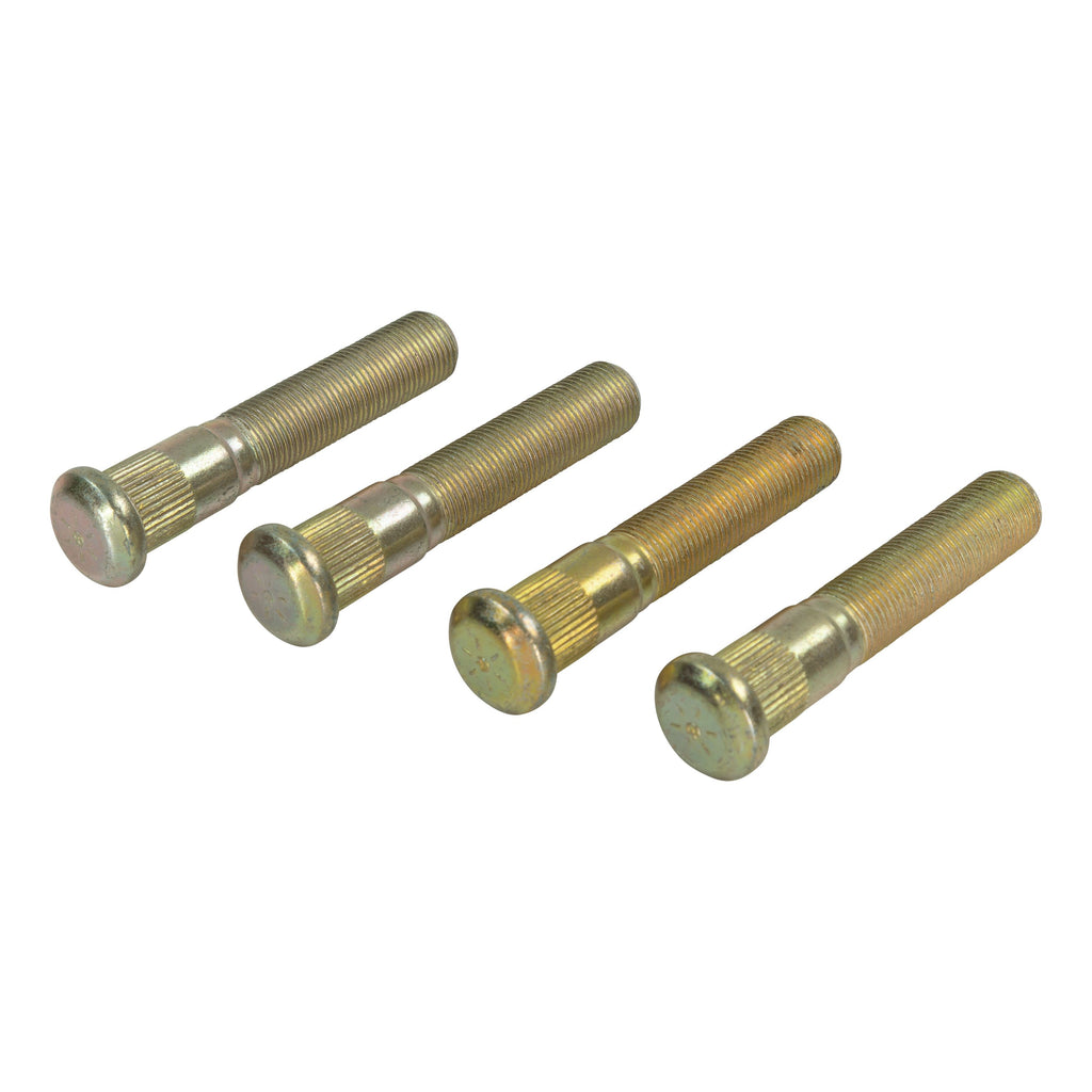 CURT 2024055284 Axle Wheel Stud, 0.689" Knurl, 5/8"-18 Thread, 3-7/16" Shoulder Length, 4 Pack