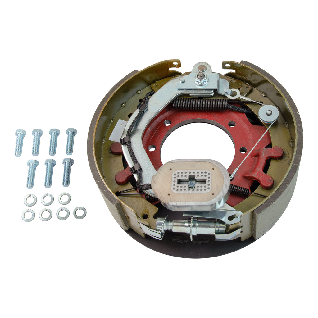 CURT 2024055288 Forward Self-Adjusting Trailer Braker Assembly, 12-1/4" x 3-3/8", 7 Bolt, Left