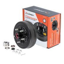 Load image into Gallery viewer, CURT 2024114172 10" Brake Hub Complete Kit with Installed Bearings, 3,500-lb. Axles