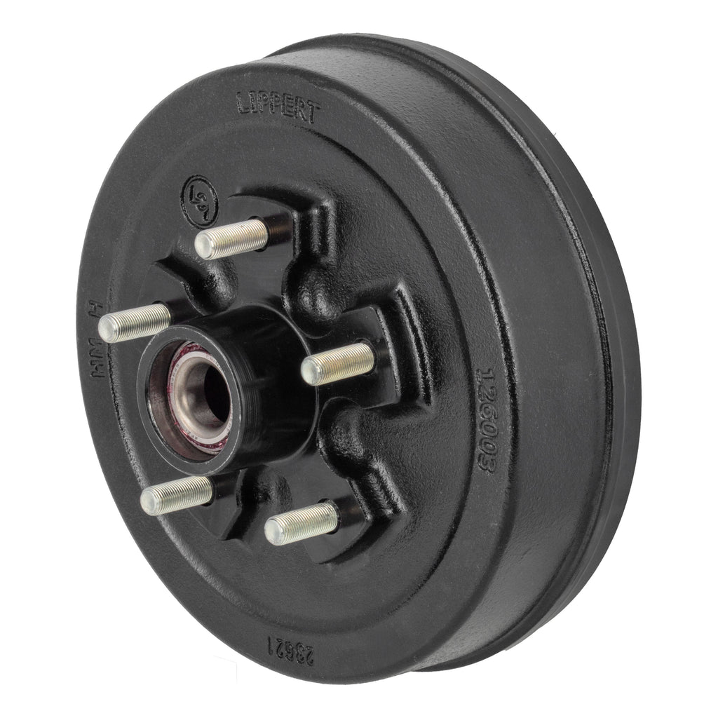 CURT 2024114172 10" Brake Hub Complete Kit with Installed Bearings, 3,500-lb. Axles