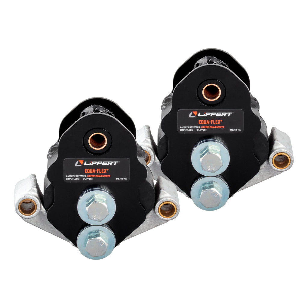 CURT 2024114953 Equa-Flex Rubberized Equalizer Tandem Axle Kit, 4,000-6,000-lb. Axles