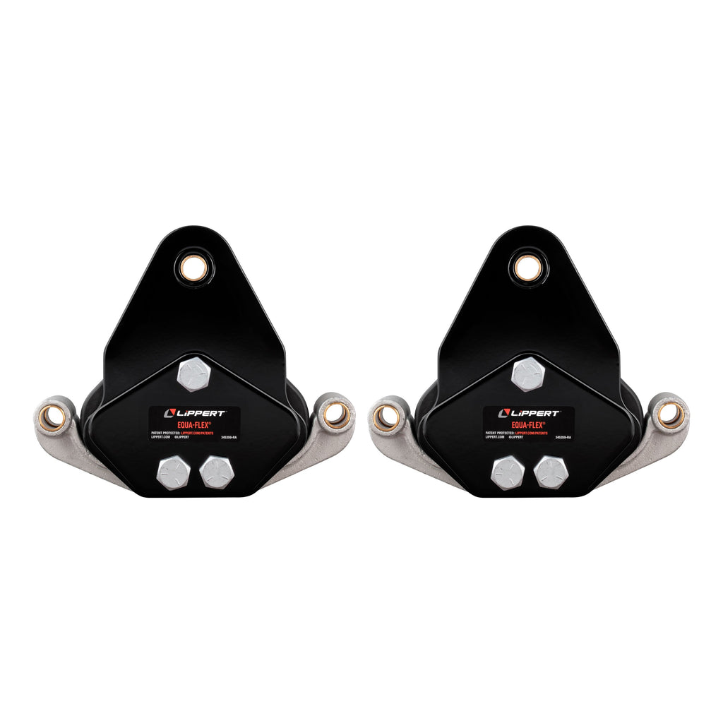 CURT 2024115051 Equa-Flex Rubberized Equalizer Tandem Axle Kit, Heavy-Duty 6,000-8,000-lb. Axles