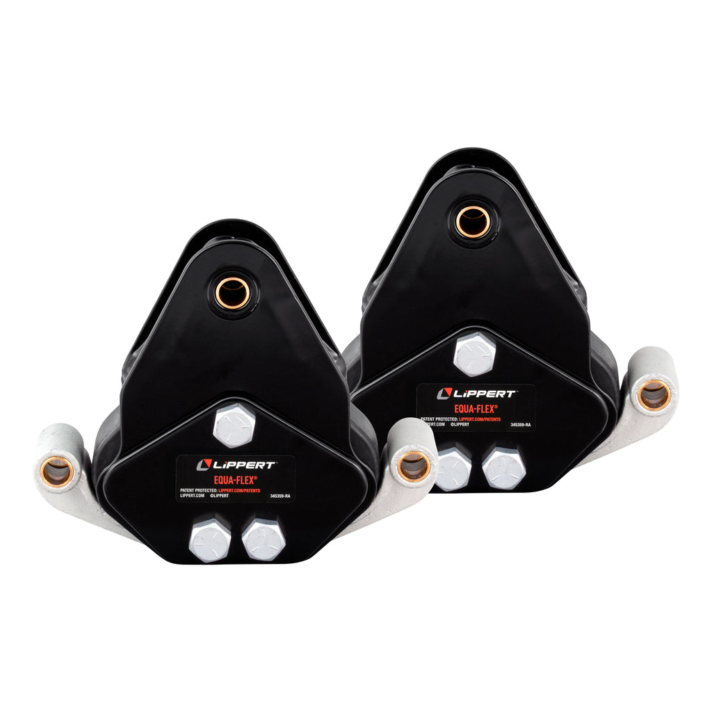 CURT 2024115051 Equa-Flex Rubberized Equalizer Tandem Axle Kit, Heavy-Duty 6,000-8,000-lb. Axles