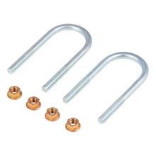 Load image into Gallery viewer, CURT 2024117444 Trailer Axle U-Bolt &amp; Nut Kit, 2,200-lb. Axles, 1-3/4" Axle Tube, 3/8"-24 Thread