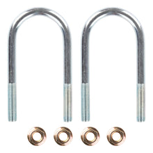 Load image into Gallery viewer, CURT 2024117446 Trailer Axle U-Bolt &amp; Nut Kit, 3,500-lb. Axles, 2-3/8" Axle Tube, 1/2"-20 Thread