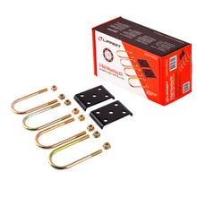 Load image into Gallery viewer, CURT 2024118832 Trailer Axle U-Bolt Mounting Kit, 8,000-lb. Axles, 3" Tube, 9/16"-18 Thread Size