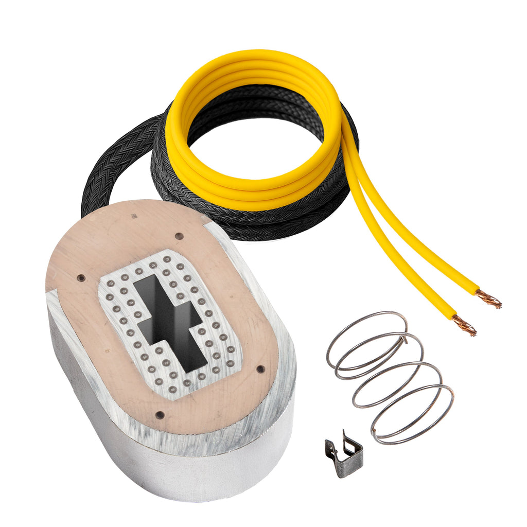 CURT 2024120114 Electric Trailer Brake Magnet Kit, 8,000-16,000-lb. Axle, 12-1/4" Brakes, Yellow