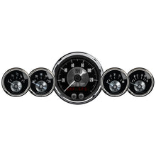 Load image into Gallery viewer, AutoMeter 2024 GAUGE KIT, 5 PC., 3 3/8" &amp; 2 1/16", GPS SPEEDO W/LCD ODO, PRESTIGE BLK DIAMOND