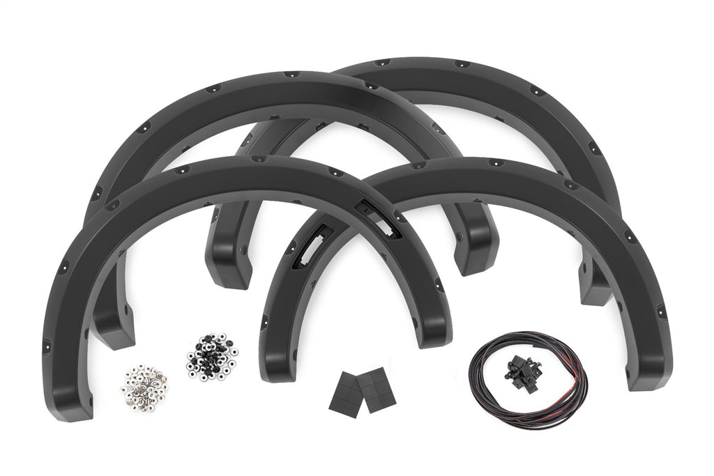 Rough Country F-F12401-JS Pocket Fender Flares for Select Ford Ranger