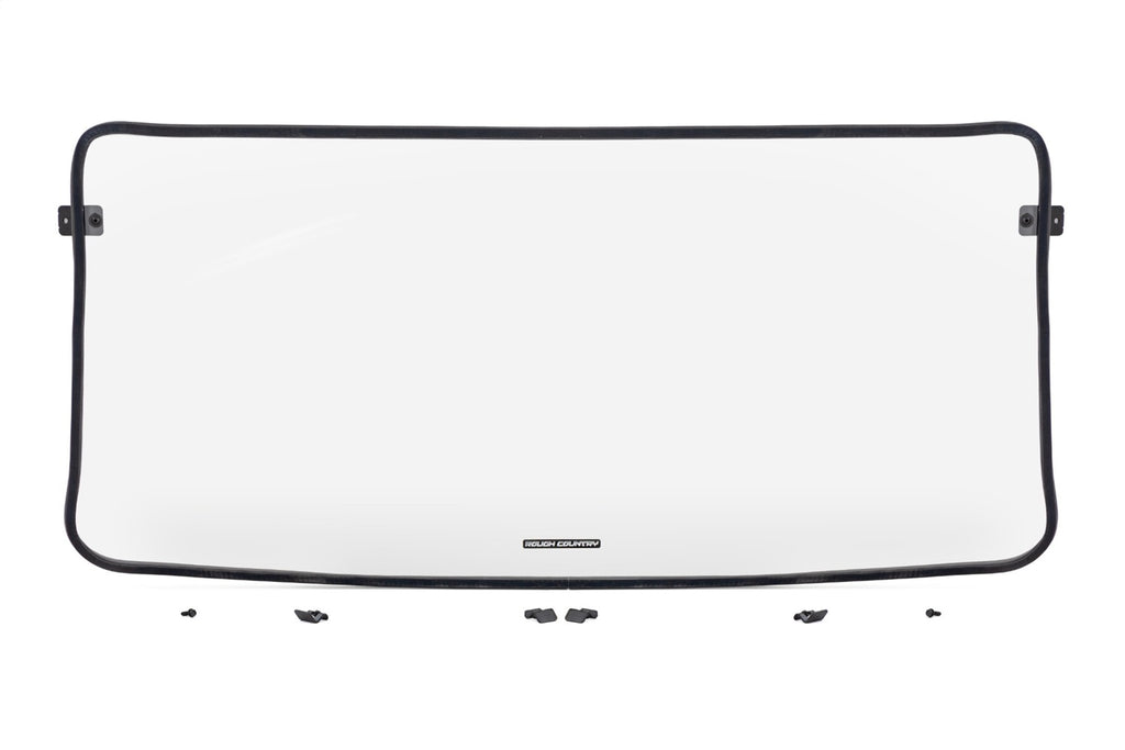 Rough Country 98102410 Windshield for Select Polaris XPEDITION ADV 5 Northstar, Polaris XPEDITION ADV 5 Premium, Polaris XPEDITION ADV 5 Ultimate, Polaris XPEDITION ADV Northstar, Polaris XPEDITION ADV Premium, Polaris XPEDITION ADV Ultimate, Polaris