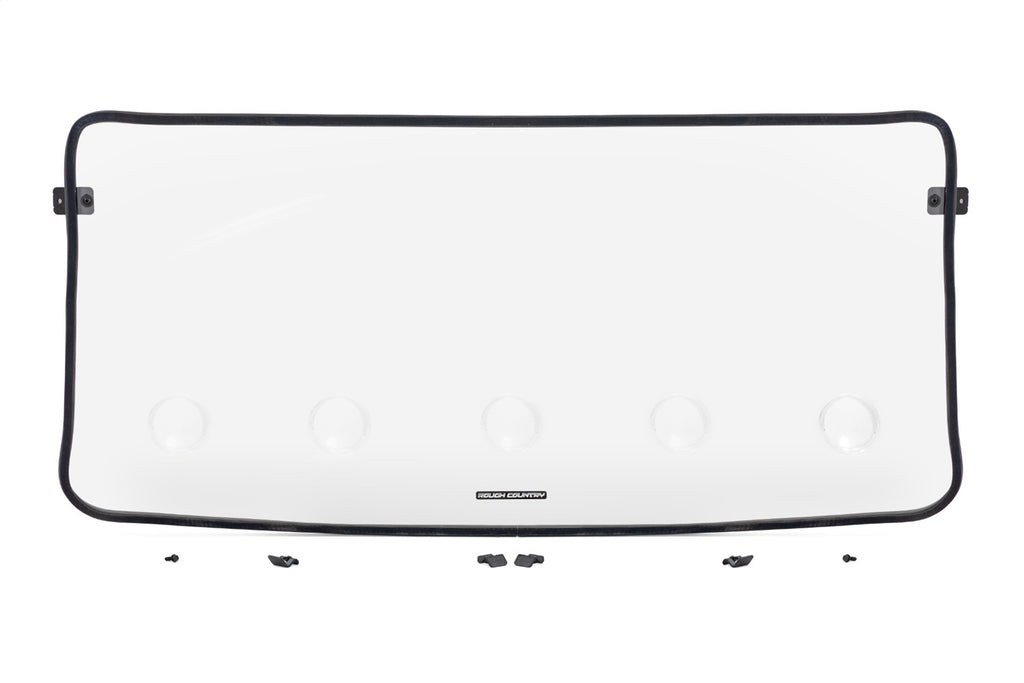Rough Country 98202410 Windshield for Select Polaris XPEDITION ADV 5 Northstar, Polaris XPEDITION ADV 5 Premium, Polaris XPEDITION ADV 5 Ultimate, Polaris XPEDITION ADV Northstar, Polaris XPEDITION ADV Premium, Polaris XPEDITION ADV Ultimate, Polaris