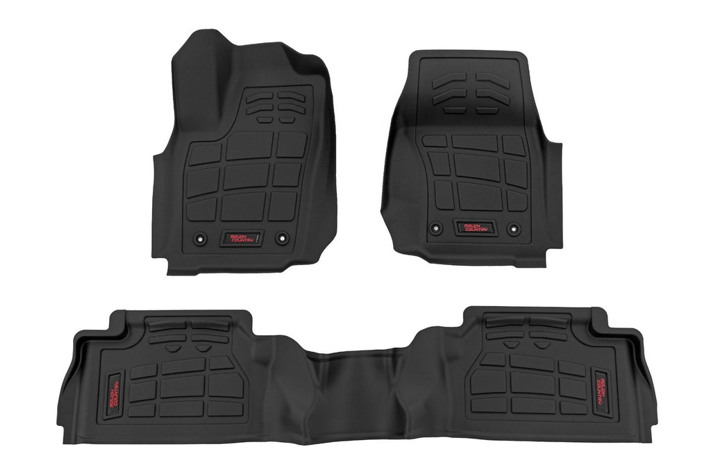 Rough Country SM71225 Sure-Fit Floor Mats for Select Toyota Tacoma