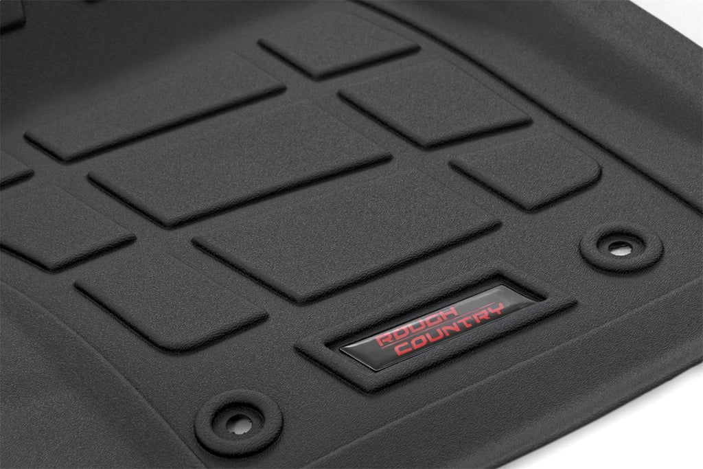 Rough Country SM71225 Sure-Fit Floor Mats for Select Toyota Tacoma