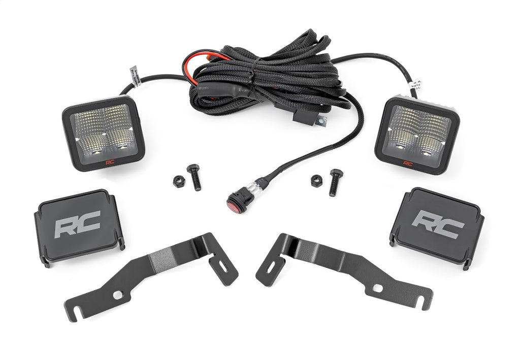 Rough Country 72107 LED Fog Light Kit for Select Toyota Tacoma